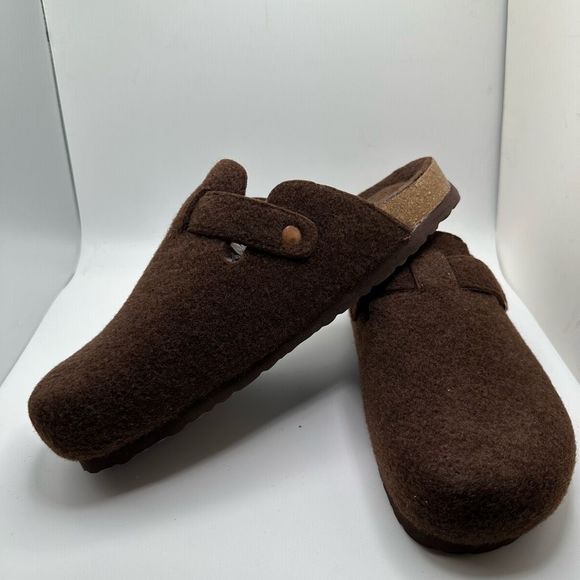 CUSHIONAIRE Womens Clog 11 BROWN WOOL - Picture 7 of 7